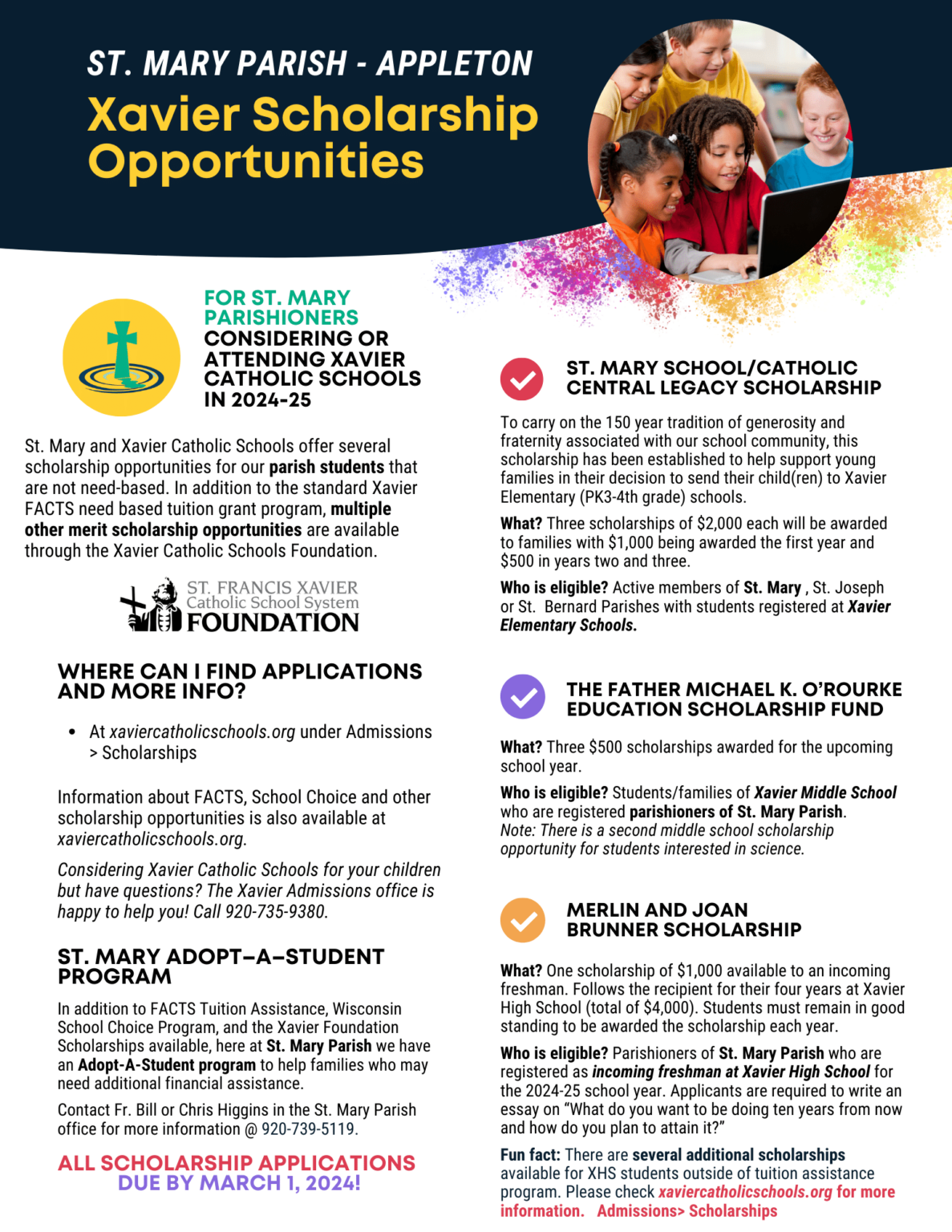 St. Mary Scholarship Opportunities 2024 25 1187x1536