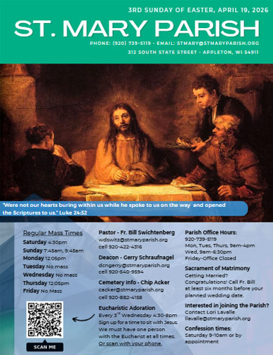 2026 April 19 - April 25 Bulletin