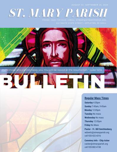 Aug 31 - Sept 14 Bulletin