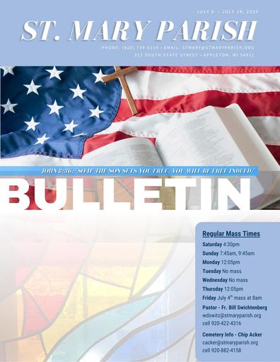 July 6 - July 19 Bulletin