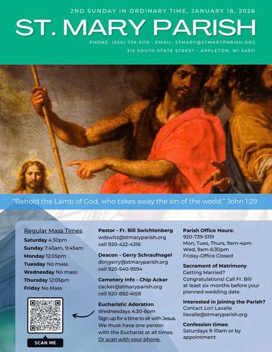 Jan 18 - Jan 24 Bulletin