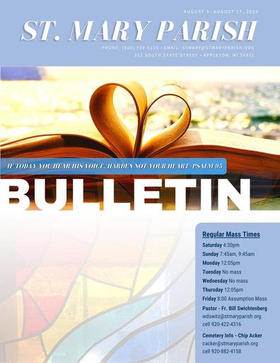 Aug 3 - Aug 17 Bulletin