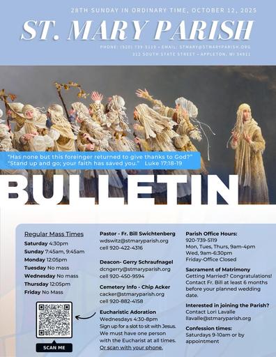 Oct 12 Oct 18 Bulletin