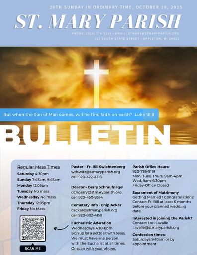 Oct 19 - Oct 25 Bulletin