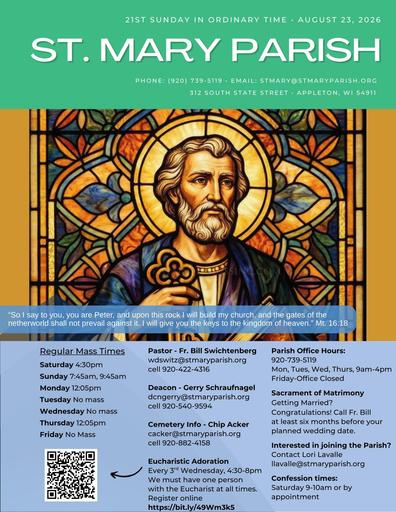 2026 Aug  23 - Aug 29 Bulletin