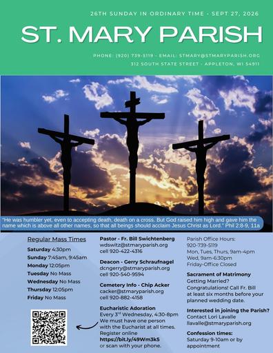 2026 Sept 27 - Oct 3 Bulletin